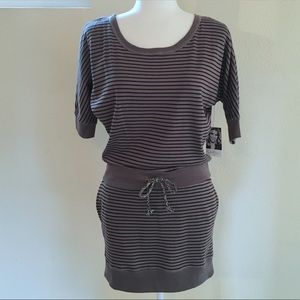 Jessica Simpson Striped Knit Mini Dress